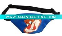 Wholesale low cost promotional polyester waist bag