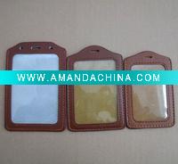 Wholesale leather badge pouch