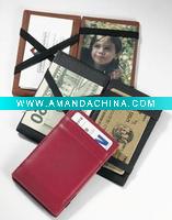 Wholesale leather photo & card holder