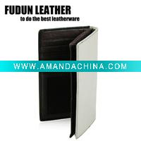 Wholesale genuine fashion top cowhide leather biker wallets
