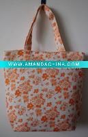 Wholesale orange paper straw bag