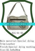 Wholesale BUG-01-B4--Printed Canvas military themed bag