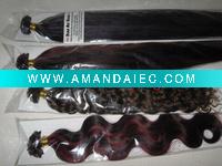Wholesale Pre-bonded hair extention /human wig