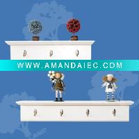 Wholesale shelf with hooks