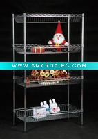Chrome Wire Basket Shelving