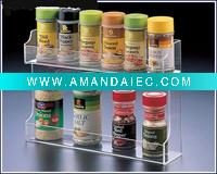 Wholesale Transparent Acrylic spice rack,spice holder