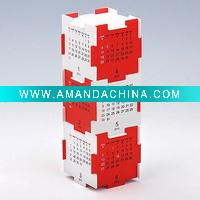 2011hot sale plastic creative DIY table calendar stand
