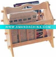 Wholesale wooden book basket
