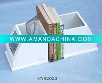 Wholesale Set of 2 Wooden bookend & storage box