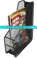 Wholesale ECO-Friendly metal mesh magazine holder