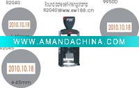Wholesale round date self-inking stamp