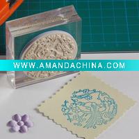 Wholesale acrylic rubber stamp gift for you