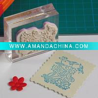 Wholesale acrylic rubber stamp