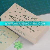 Wholesale wood Christmas stamp