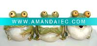Wholesale Ceramic decoration,frog 3design ass.