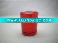 Wholesale Glass candle holder for decoration