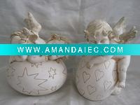 Wholesale lovely resin cupid art statue