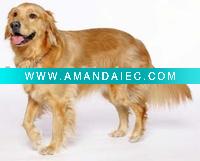 Wholesale furry golden retriever figurine