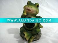 Wholesale frog solar resin light