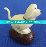 Wholesale Tagua Chinese Zodiac Figurine (Dog)