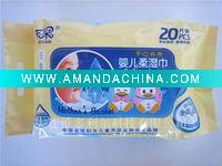 Wholesale HECAI baby wet towel,no fragrance baby tissue,skin care baby wipes,compact baby wipes