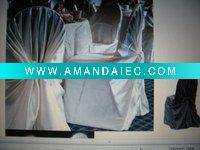 crepe back satin warp chair cover