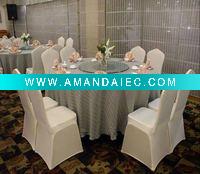 Wholesale polyester spandex chair cover / lycra chair cover
