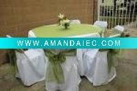 Wholesale wedding chair covers, organza sash, satin bag chair cover, universal chair cover