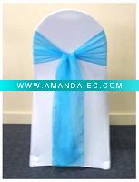 Wholesale spandex chair cover with sash