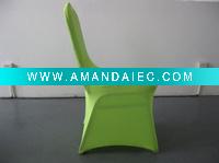 Wholesale green colour,lycra chair cover for banquet,wedding,hotel,cheap price but high quality