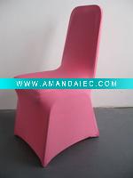 Wholesale fuchsia colour,lycra chair cover for banquet,wedding,hotel,cheap price but high quality