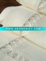Wholesale 100% linen napkin handkerchief