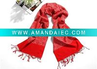 2011 Popular ladies' digital printing cotton & viscose scarf