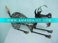 Wholesale Dog garden decoration iron craft