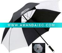 Wholesale 30inch double canopy windproof promotional golf umbrella