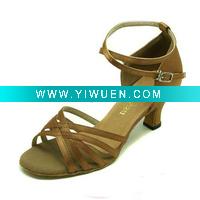 Satin tan Latin shoes ballroom dancing shoes 2011