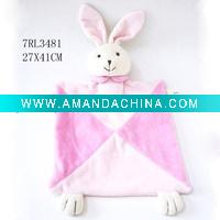 Wholesale pink baby plush hand towel
