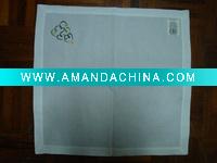 Wholesale 100% linen handkerchief