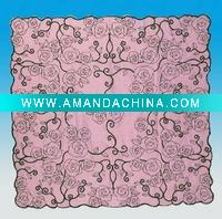 Wholesale Pink Embroidered handkerchief