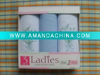 Wholesale 100% cotton lady's handkerchief