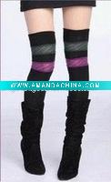 Wholesale bright stripe leg warmer