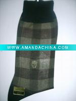 Wholesale cotton-solid sock