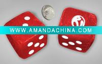 plush/stuffed dice