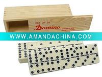 Double Six Dominoes Set-Wooden Box