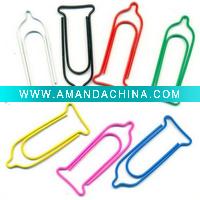 Wholesale P165--Condom Color Paper Clip