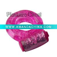 Wholesale vibrating cock ring with condom,penis cock vibrating ring
