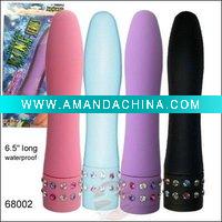 Top quality adult sex toy, 6.5" diamond decoration, PU coated multi-speed & waterproof dildo vibrator, UPS 68% off