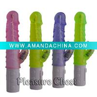 Wholesale colorful rabbit vibrator, wild sex game
