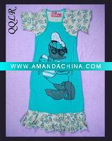 Wholesale 2011 latex style cartoon cyan gray night wear