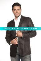 Wholesale Men's blazer Leather Coats